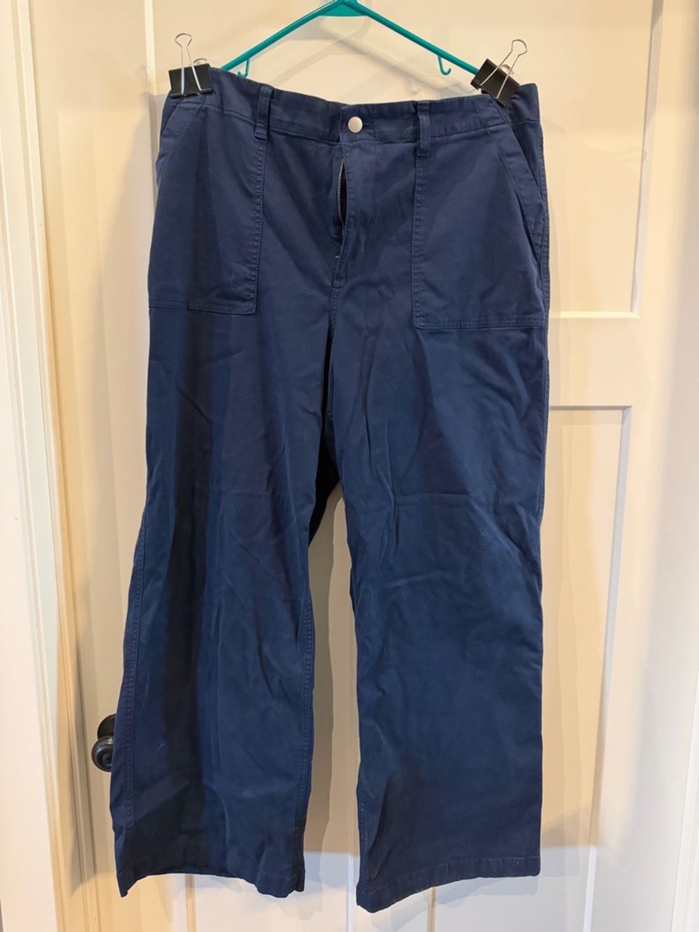 Sonoma Wide-Leg Pants in Navy Blue